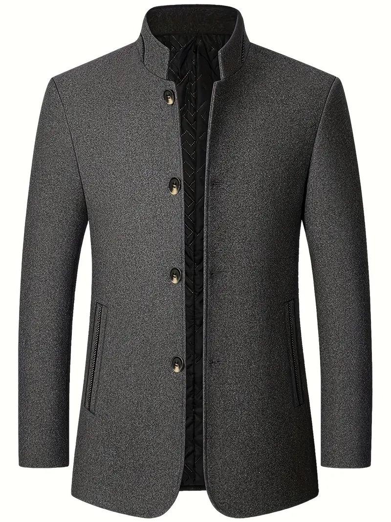 Gael - Taillierte Jacke mit hohem Kragen