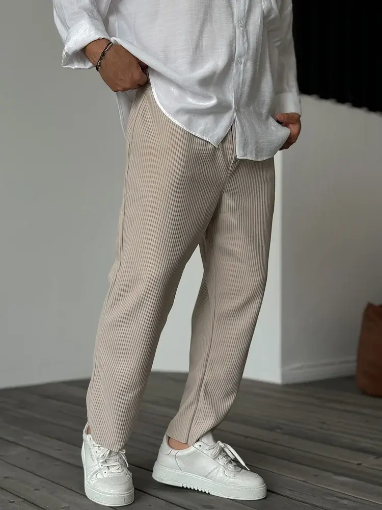 George | Elastischer Bund Gerader Schnitt Hose