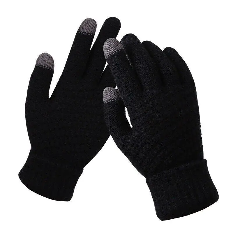 Gestrickte Touchscreen-Handschuhe für Damen