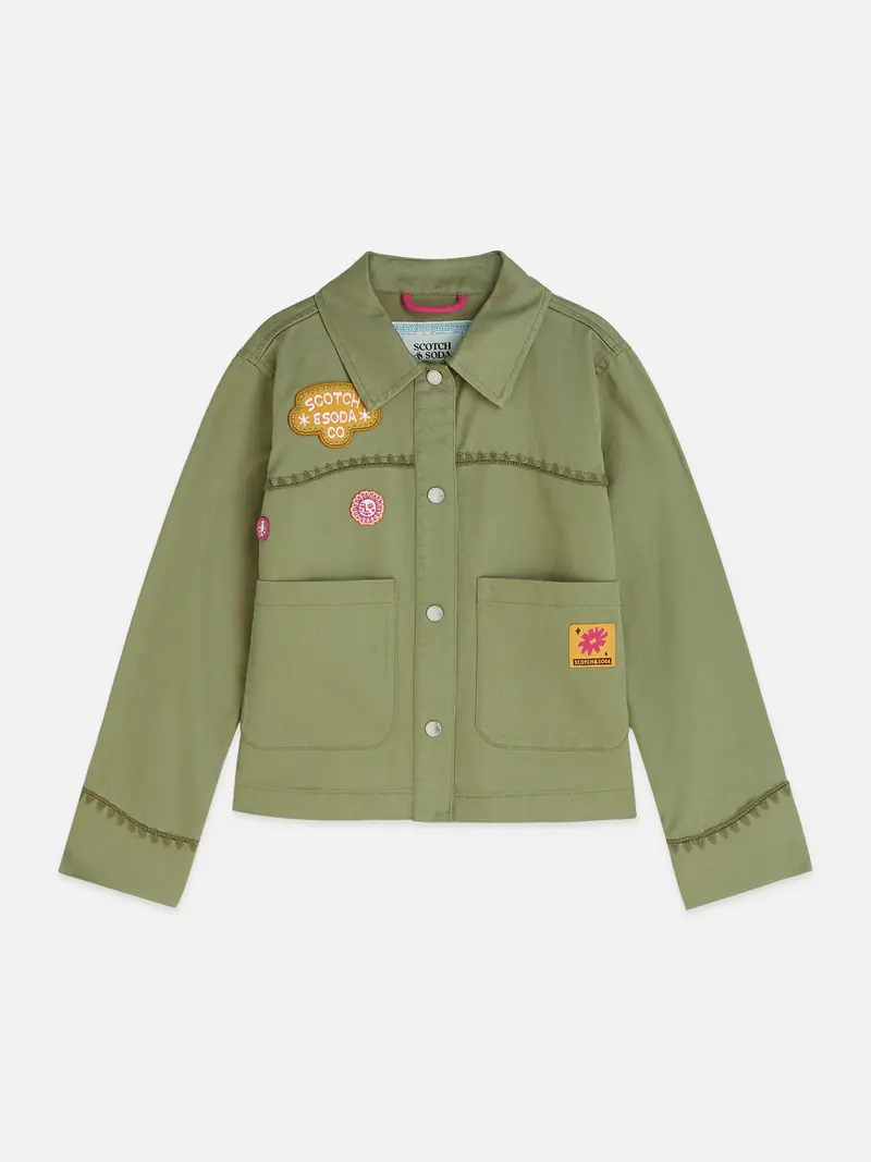 Girls' Embroidered Jacket