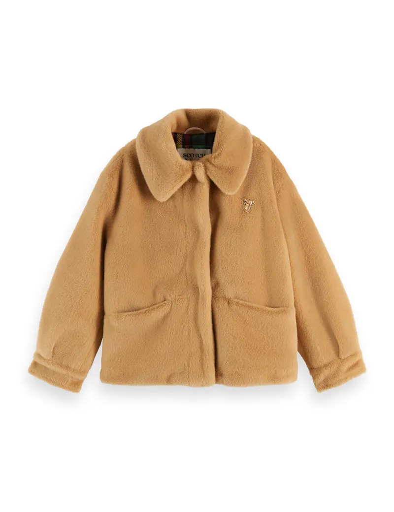 Girls' Faux fur jacket