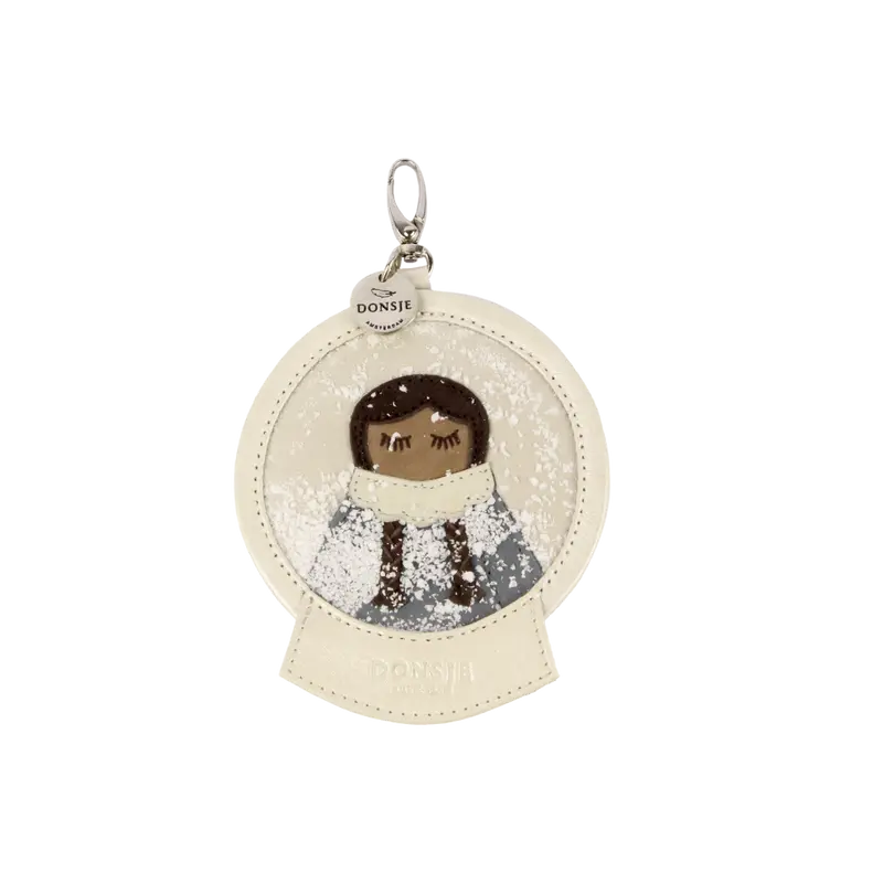 Globo Chain | Winter Princess | Off White Metallic Leather