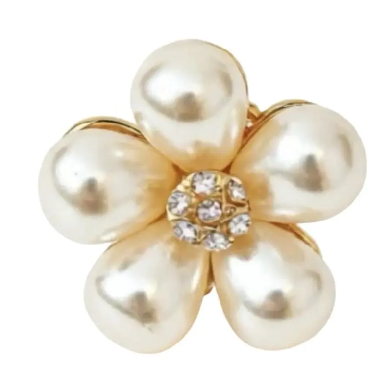 Gouden klassieke bloem broche Glady