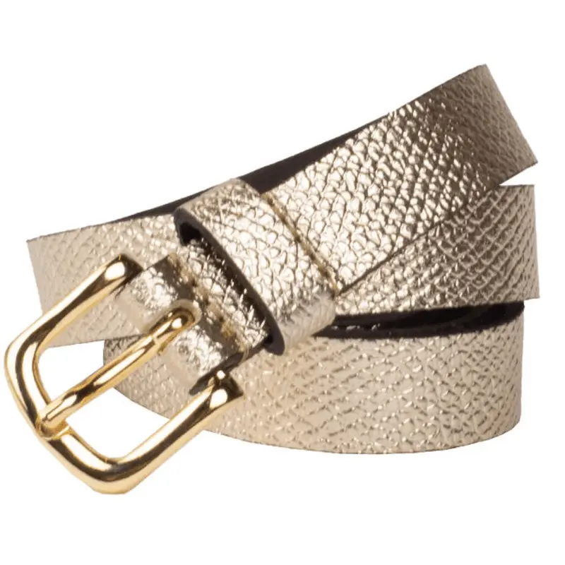 Gouden luxe metallic riem 20294