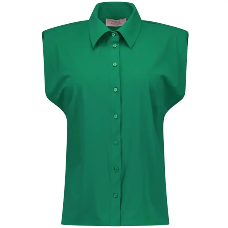 Grass Green travel blouse Georgie