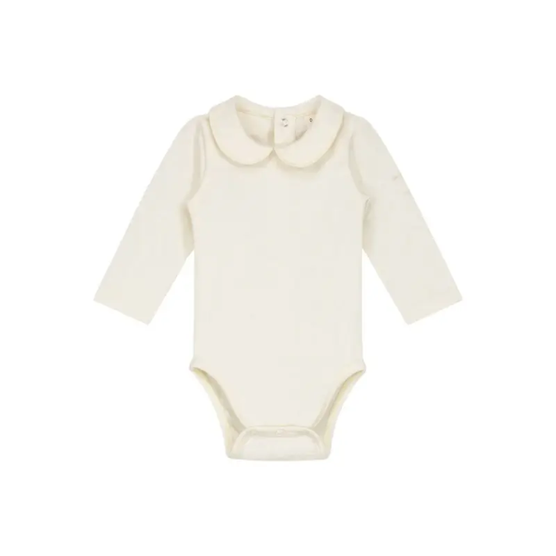 Gray Label Baby Collar Onesie Cream