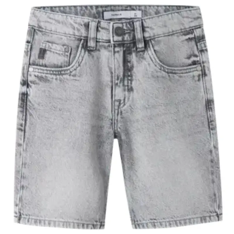 Grey Denim regular fit short Ryan
