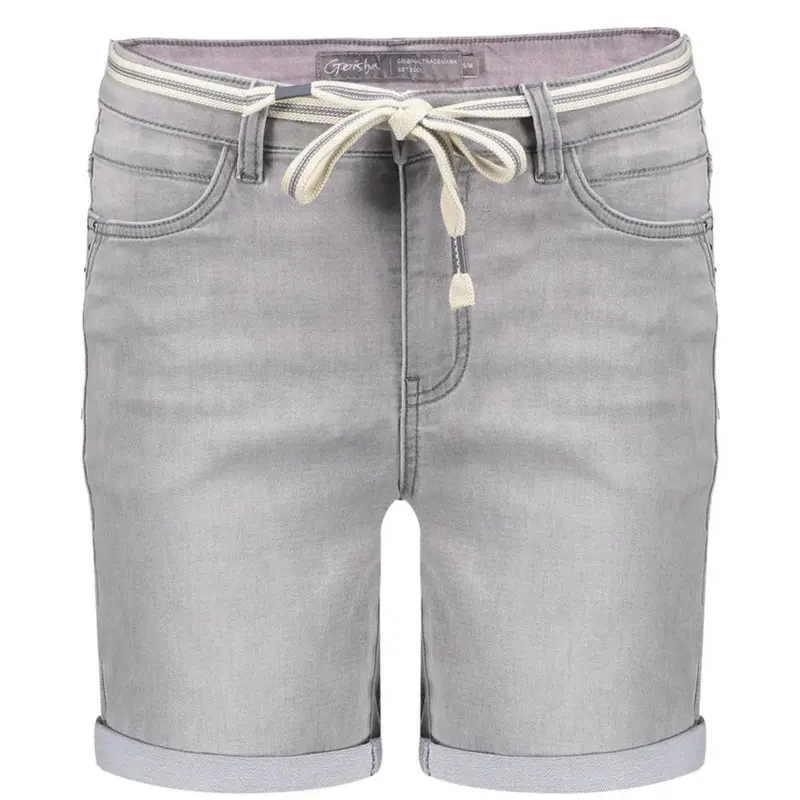 Grey Denim short denim jeans Frances