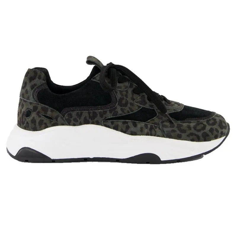 Groen geprinte sneaker Capri