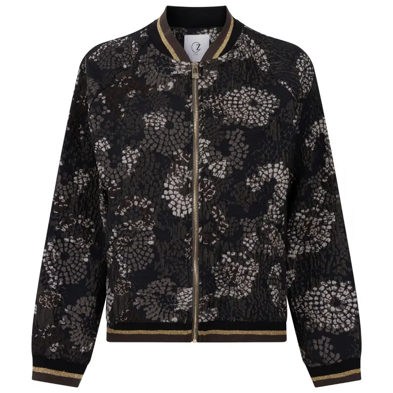 Groene fancy jacquard jacket Patty