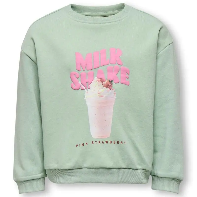 Groene loose fit geprinte sweater Sina