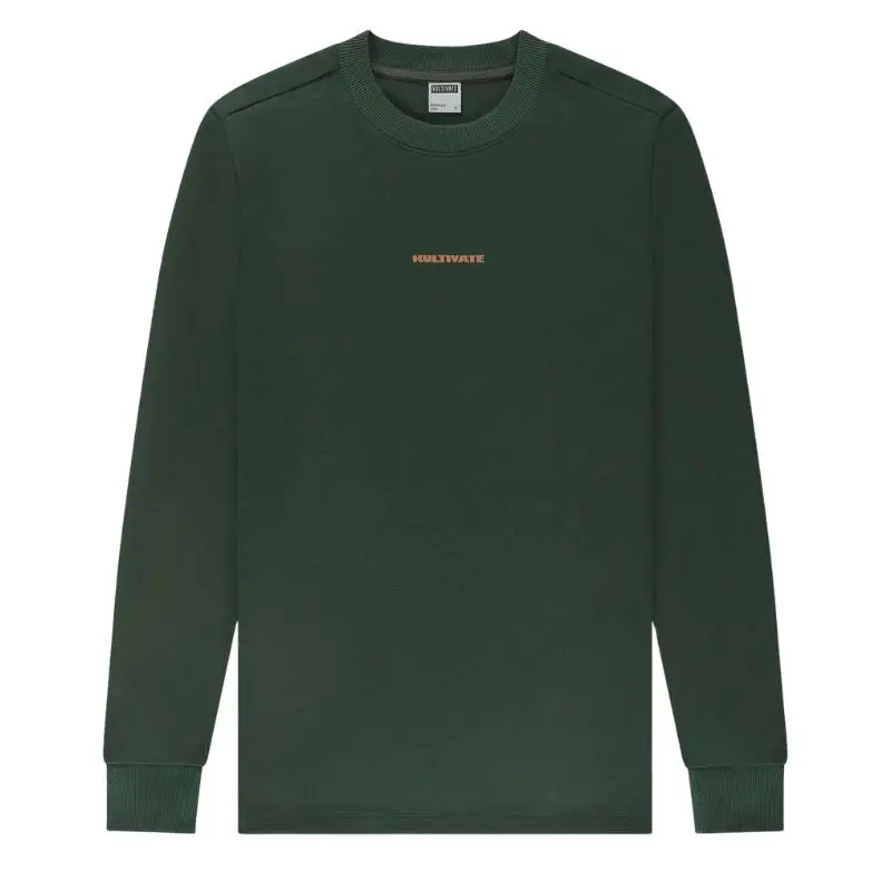 Groene ronde hals sweater Rockery Luxury