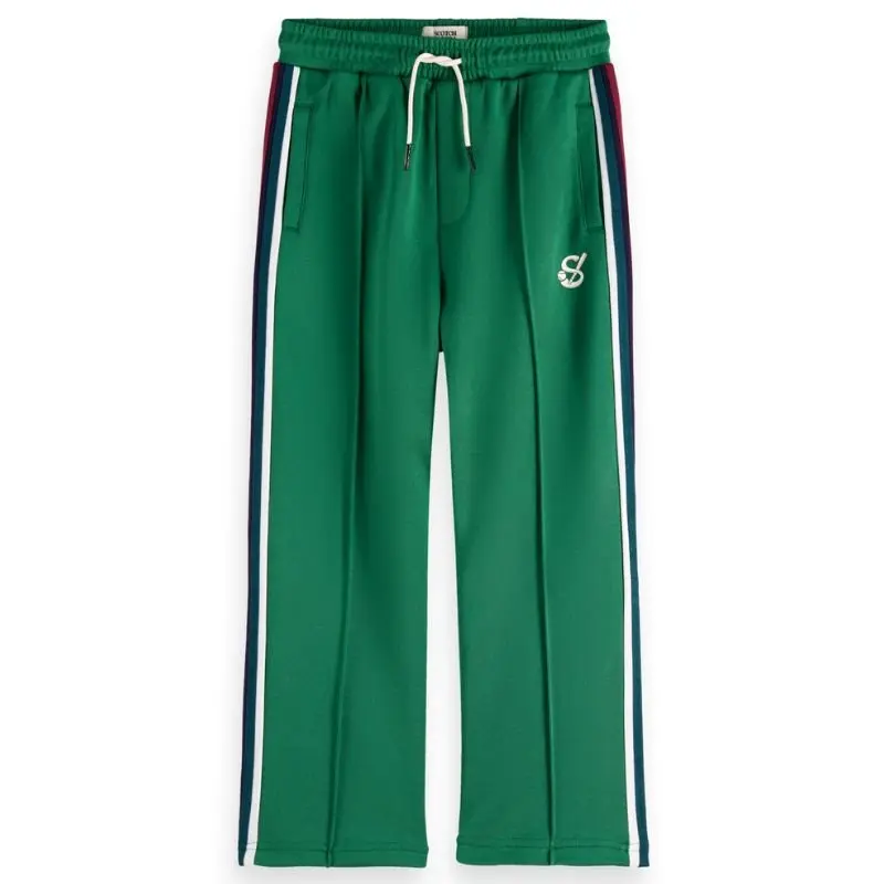 Groene straight fit jogger