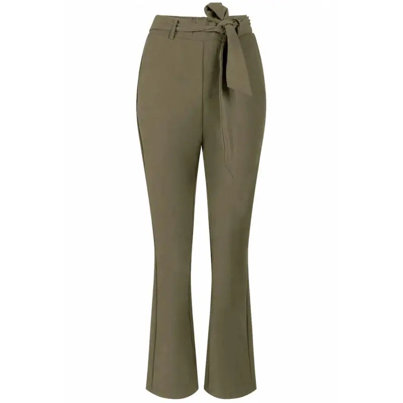 Groene travel flair broek Belle