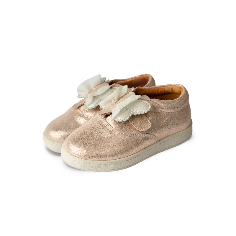 Hadria Sneakers | Shimmer Libelle | Powder Metallic Leather