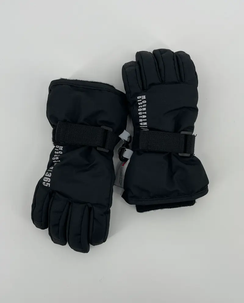 Handschoenen Zwart Maat 3 - 4 Jaar
