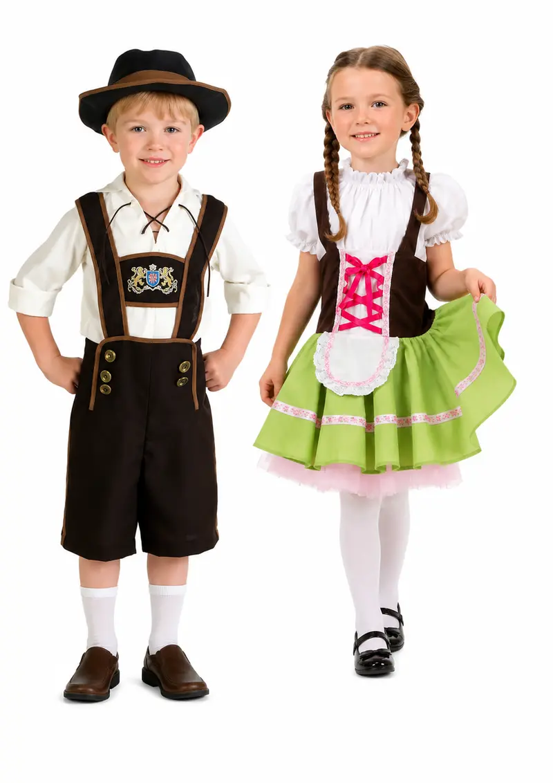 Hansi & Mia | Kinder Trachten-Set – Junge & Mädchen