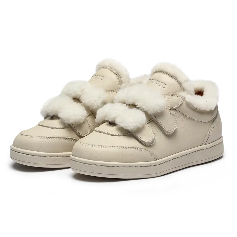 Hanzell Sneakers | Cream Leather