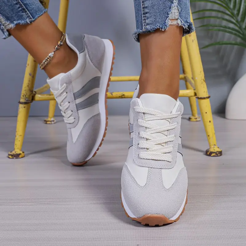 Harla | Damen Retro Schnürschuh Freizeitschuh Sneaker