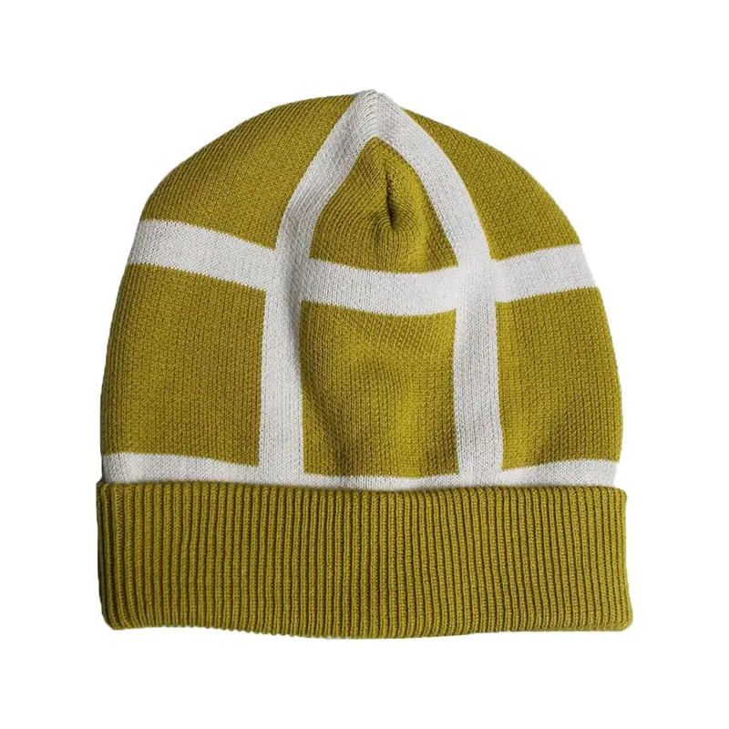Hat Grid Green Sulphur