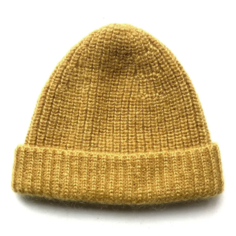 Hat Knit Mustard