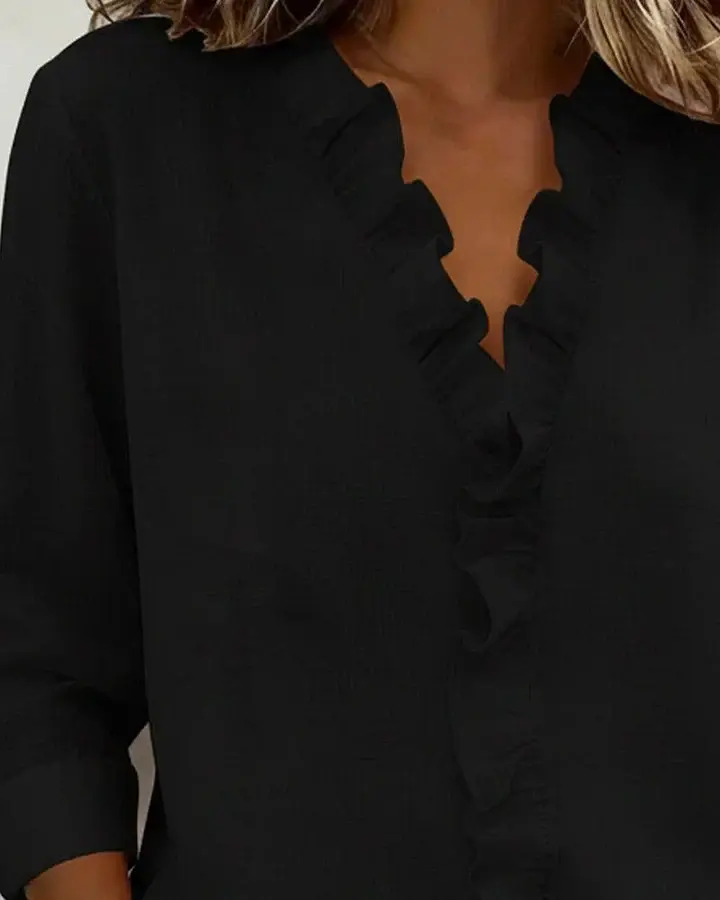 Heidi | Edle V-Ausschnitt Bluse