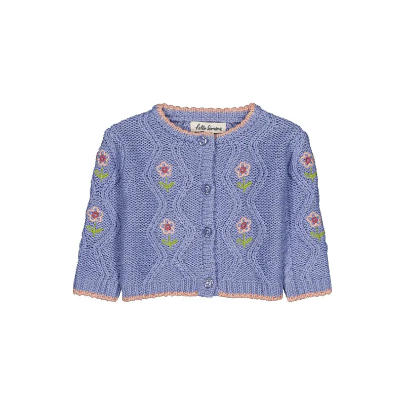 Hello Simone Jeannette Cable Knit Baby Cardigan