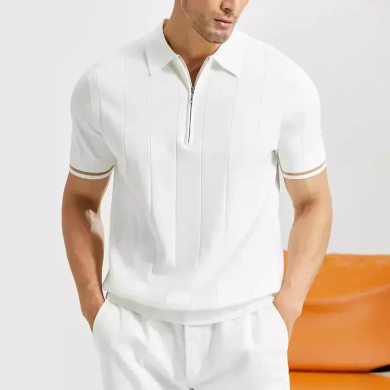 Henry | Weiter Kragen Regular-Fit Poloshirt