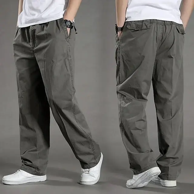 Herren Cargo Hose Loose Fit mit Gummibund