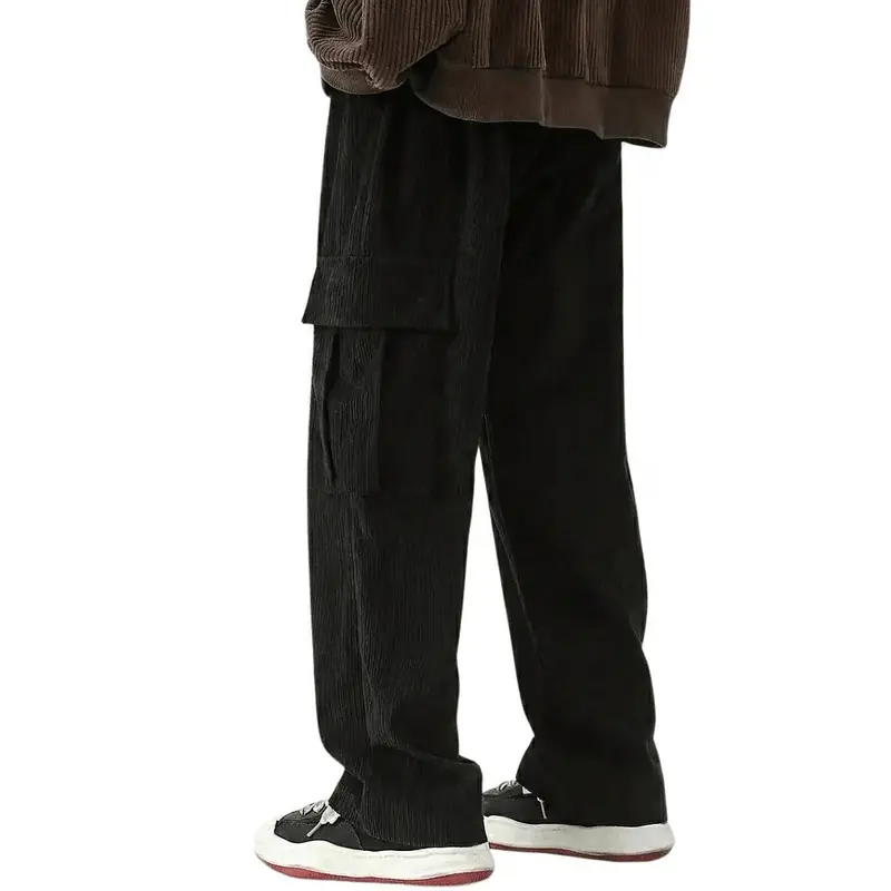Herren Cord-Cargohose mit weitem Bein
