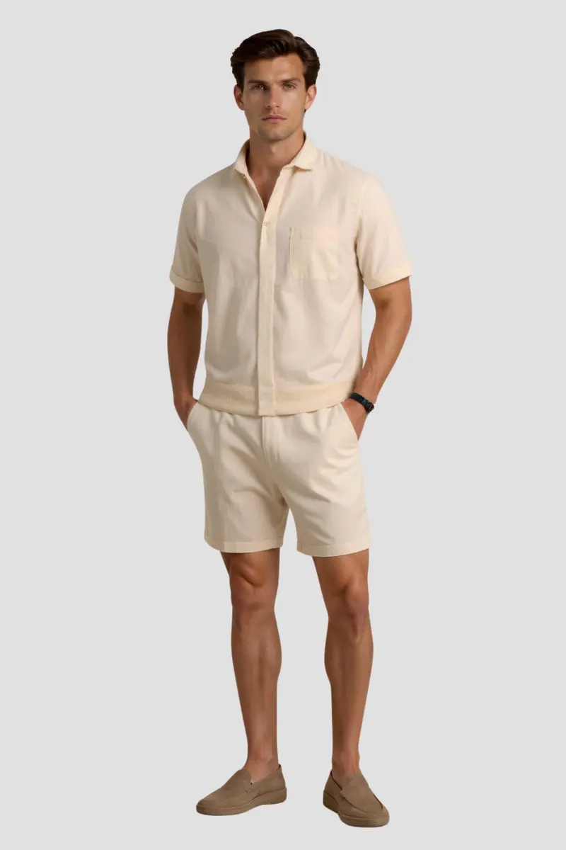 Herren Elastischer Bund Kurze Hosen