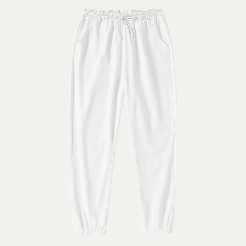 Herren Hose mit elastischem Bund und Kordelzug