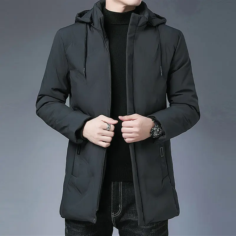 Herren Langarm Kapuzenjacke mit Taschen
