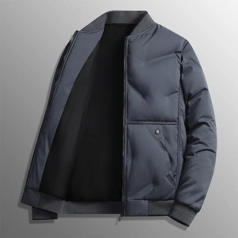 Herren Langarm Pufferjacke mit Taschen