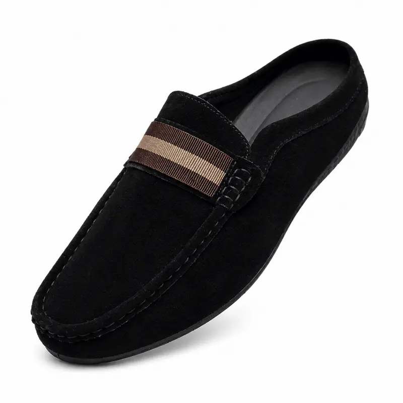 Herren-Mokassin-Slipper aus Wildleder