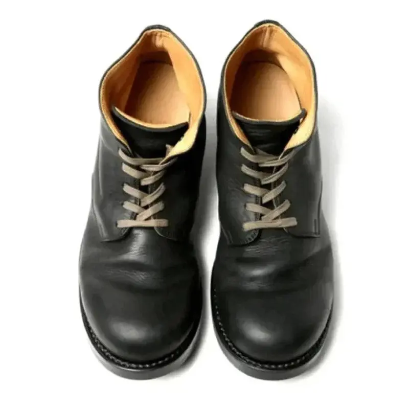 Herren Schnürstiefeletten mit Rundkappe