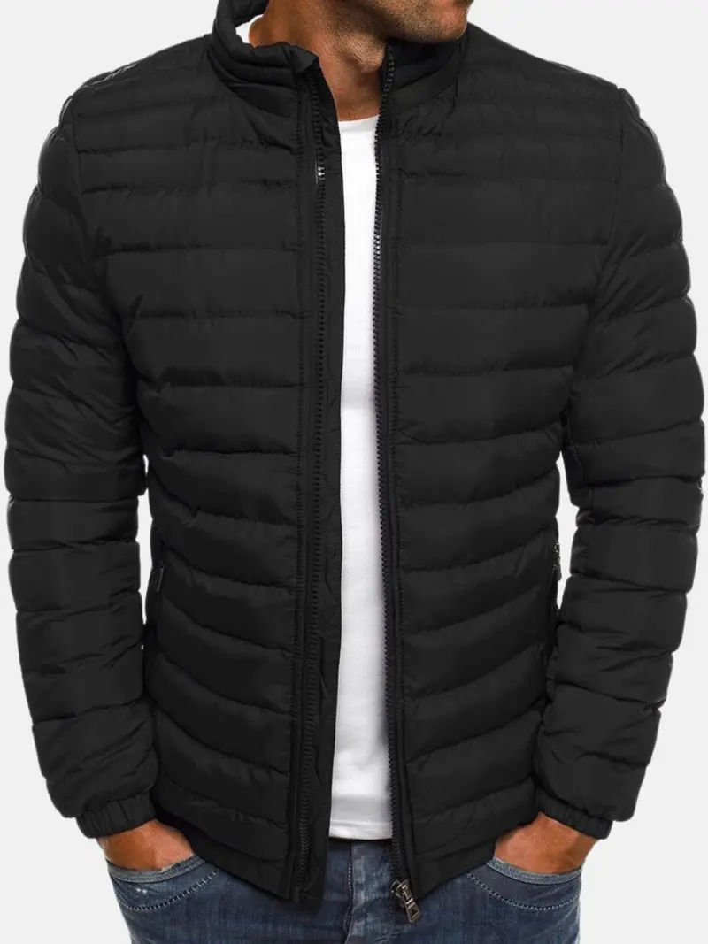Herren Stehkragen Übergangsjacke