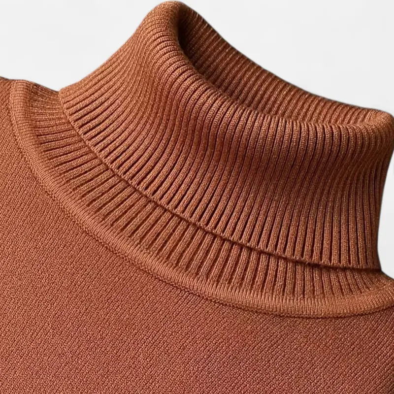 Herren Strick Rollkragenpullover