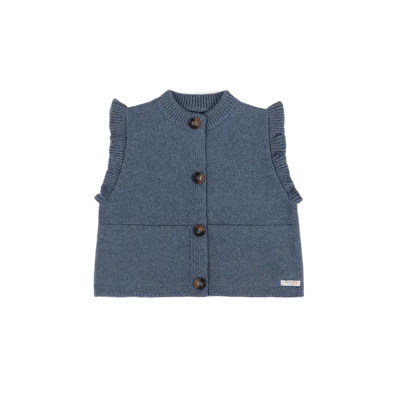 Hespera Vest | Royal Blue Melange