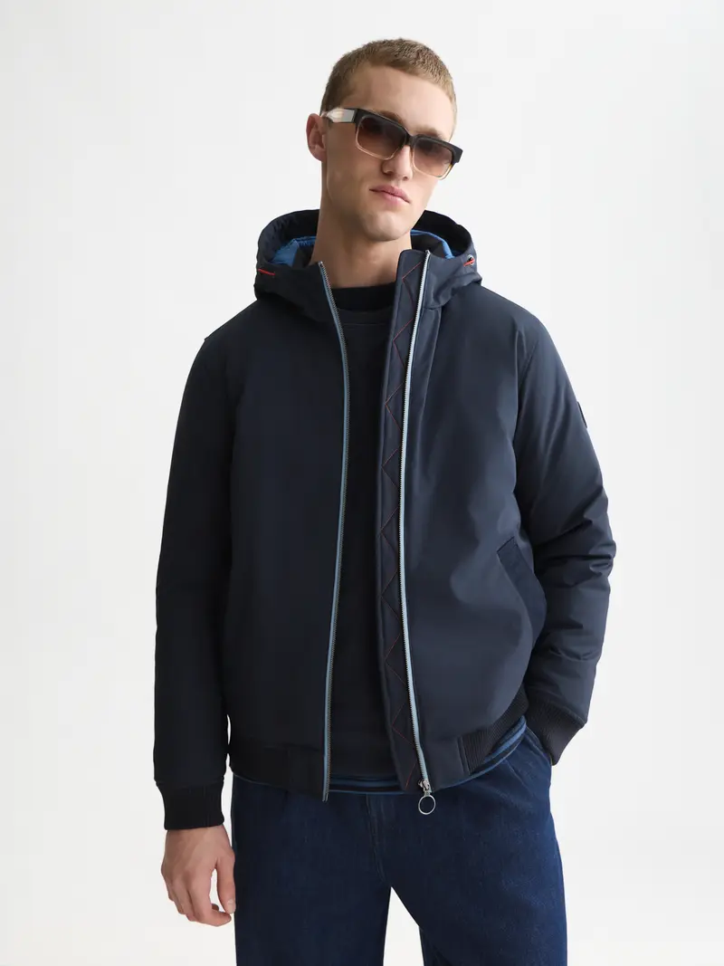 Hooded Softshell Padded Jacket
