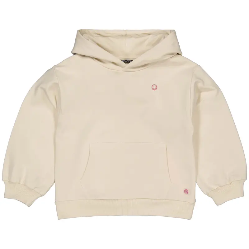 Hooded sweater wit | White Marble