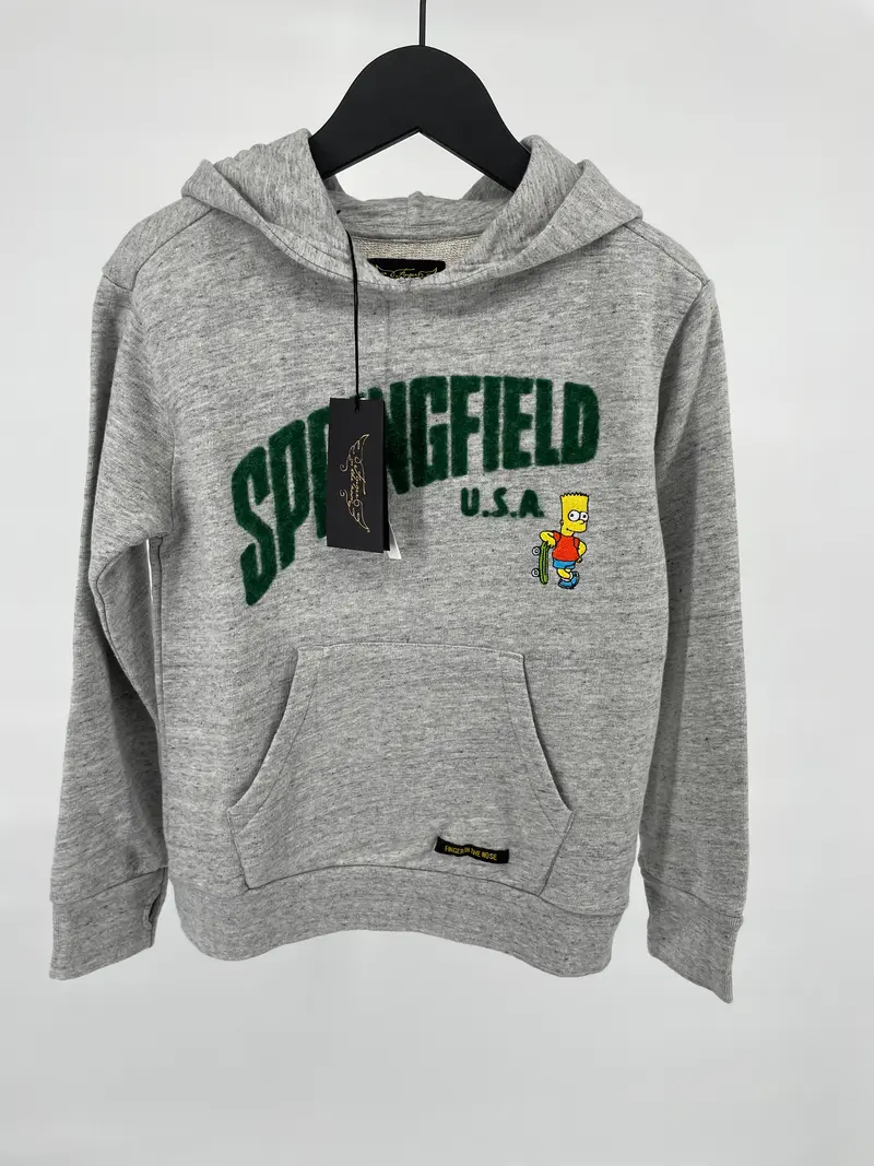 Hoodie Grijs Simpsons Maat 122