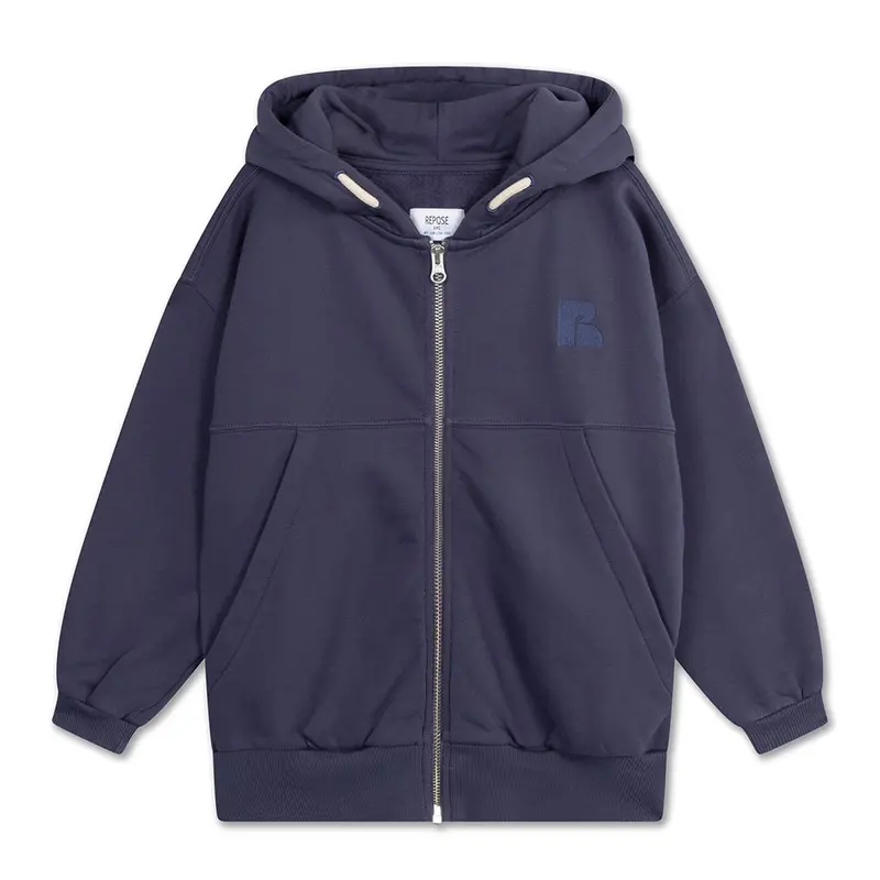Hoodie Zip Midnight Blue