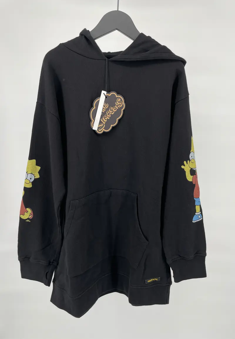 Hoodie Zwart Simpsons Maat 152 / 158