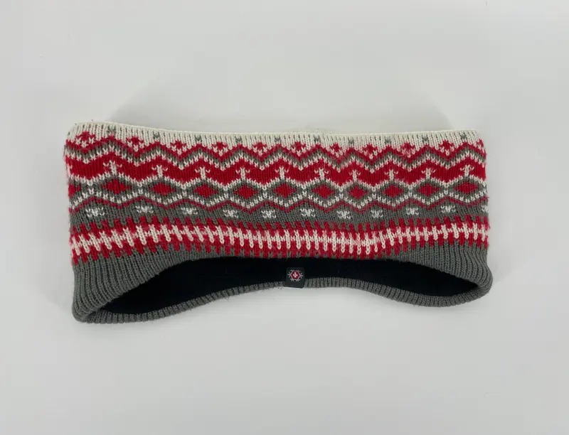 Hoofdband Rood Grijs One Size