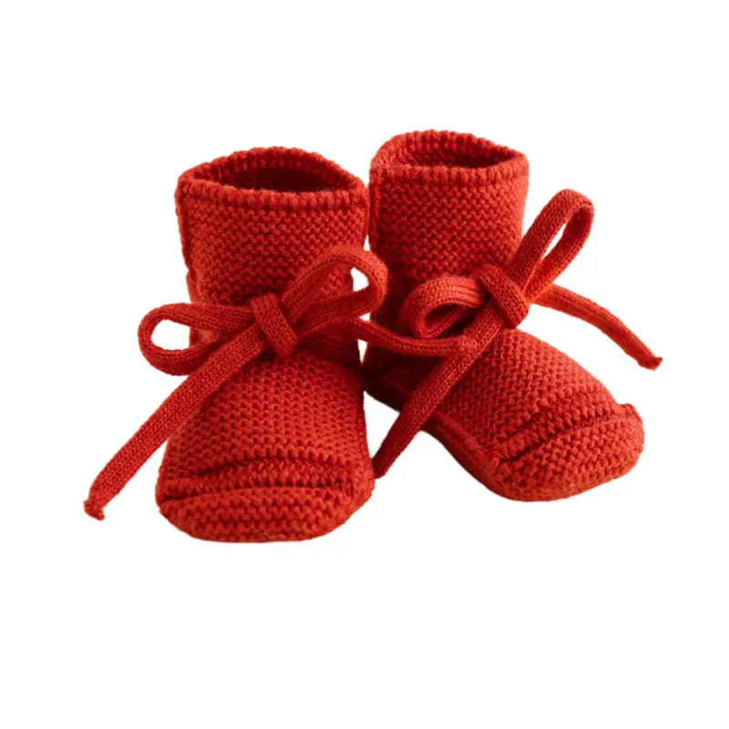 Hvid Booties Red