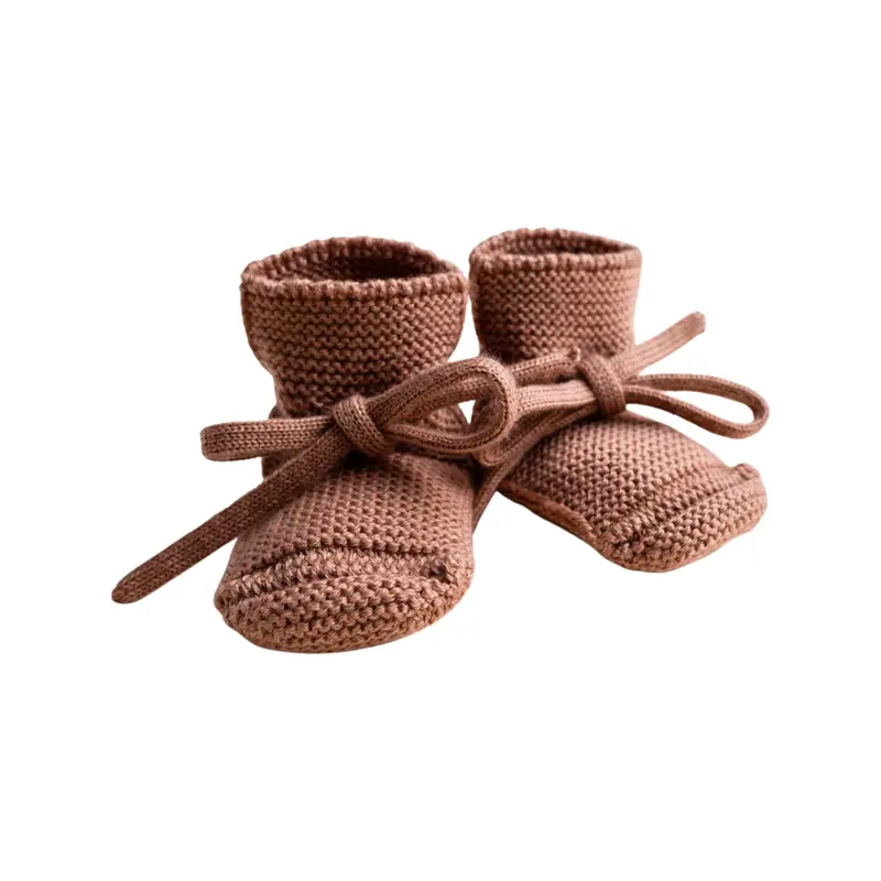 Hvid Booties Terracotta