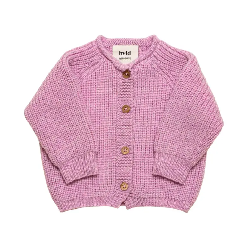 Hvid Cardigan Inga Cotton Candy