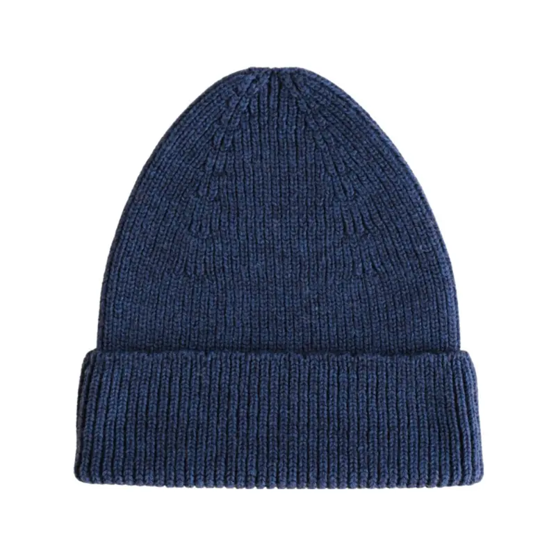 Hvid Fonzie Kids Beanie Blue