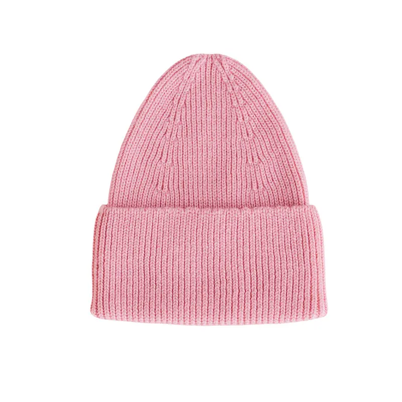 Hvid Fonzie Kids Beanie Cotton Candy